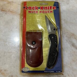 Lock Knife with Pouch